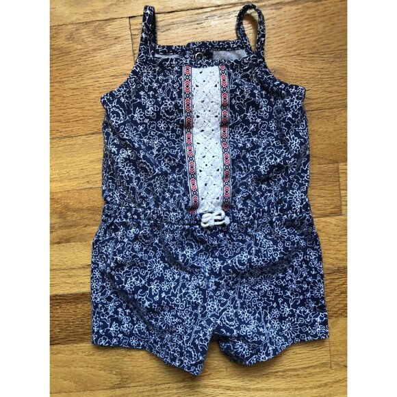 Carters 6M Romper Navy Blue - Picture 1 of 5